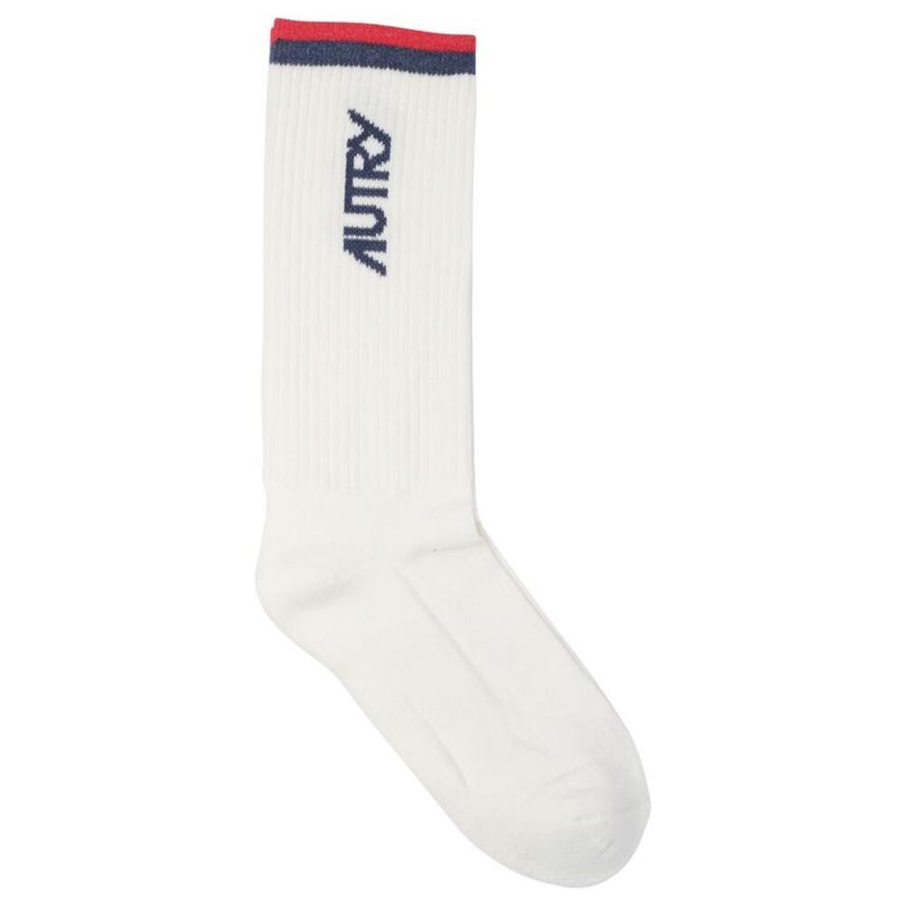 AUTRY Logo Crew Socks Men WHITE